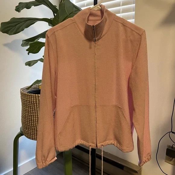 Pink gingham zip-up jacket - Picture 4 of 4